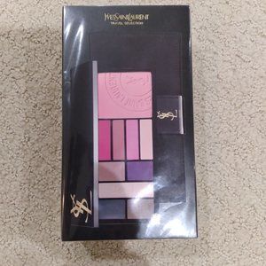 Authentic Unopened/New YSL Travel Kit Make up set - Pink & Brown